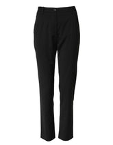 Dolce & Gabbana Black STAFF High Waist Tapered Pants